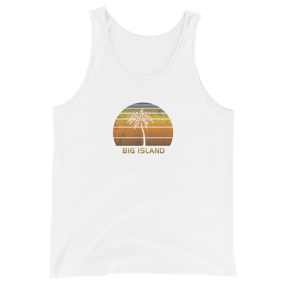 Retro Big Island Hawaii Christmas Vacation Souvenir Unisex Tank Top