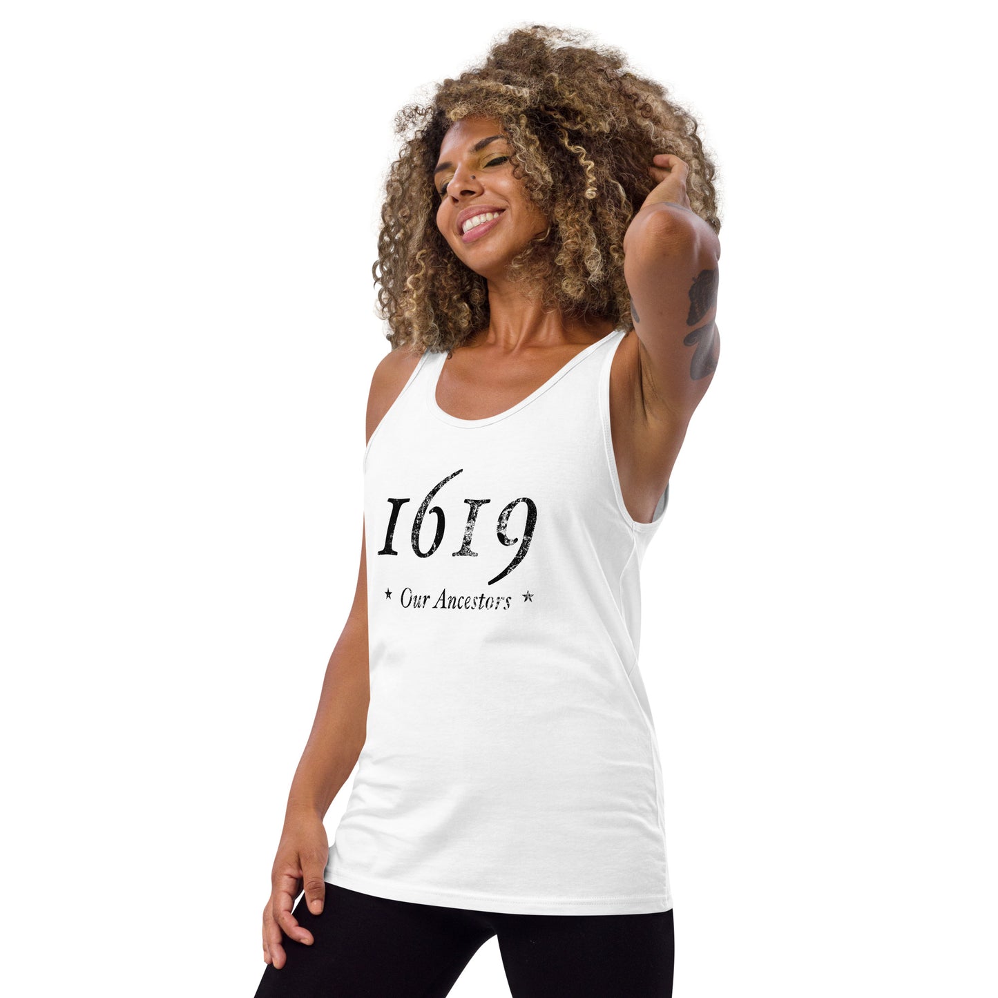 1619 Our Ancestors Pride African American History Unisex Tank Top