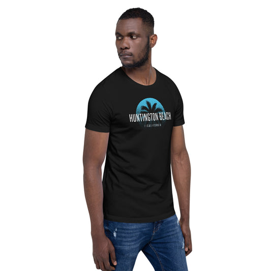 Huntington Beach California Graphic Print Unisex T-Shirt