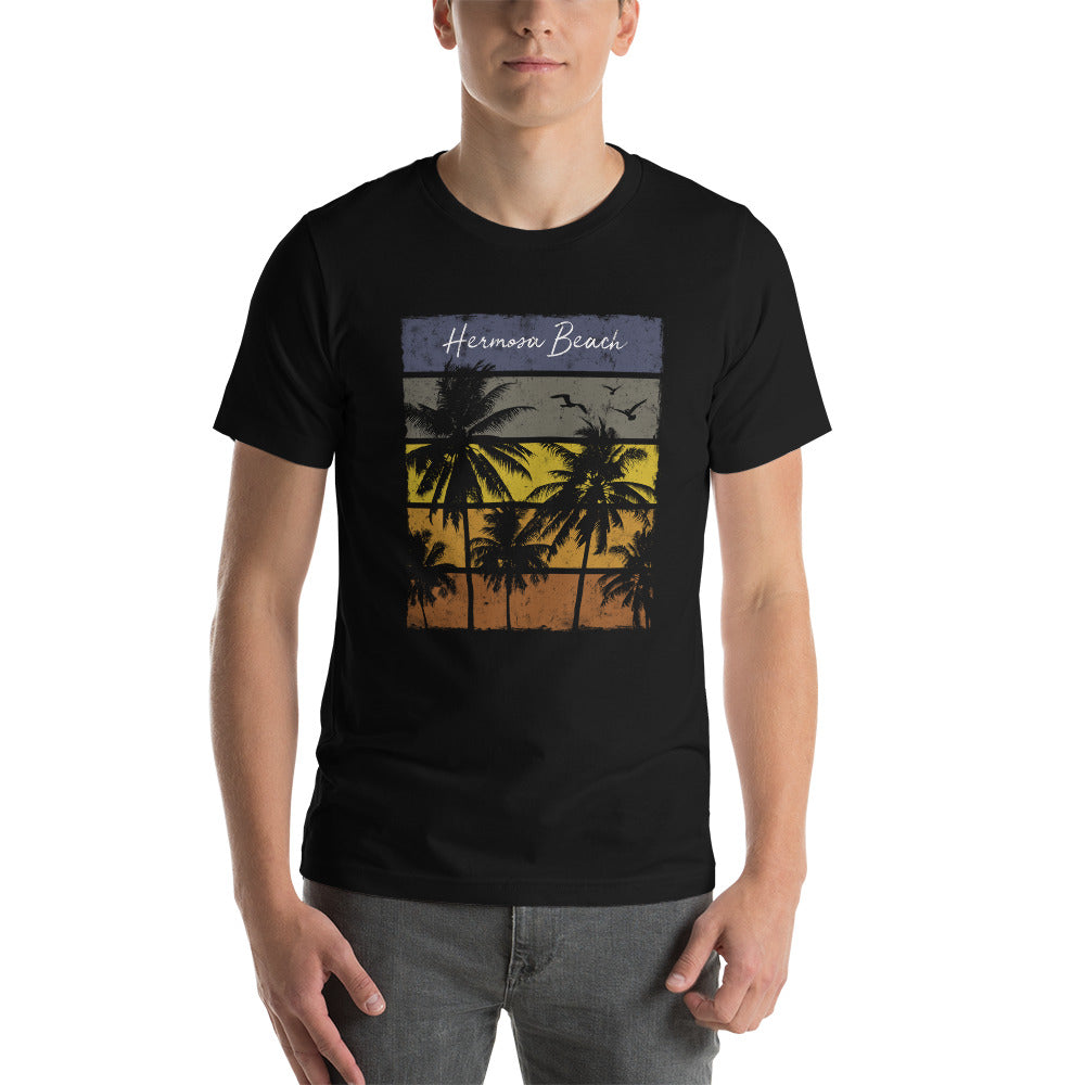 Retro Hermosa Beach California Unisex T-Shirt