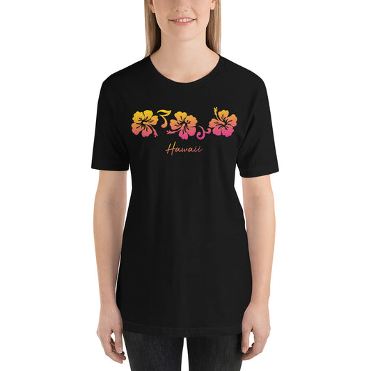 Hawaii Unisex T-Shirt Tropical Hibiscus Flower