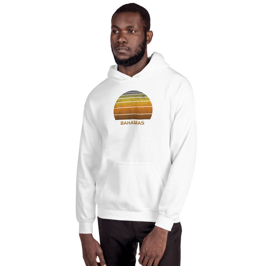 Retro Bahamas  Souvenir Sunset     Vintage Sunrise Unisex Hoodie Top Sweatshirt