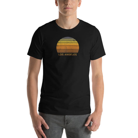 Retro Los Angeles California Beach Sunset Unisex T-Shirt