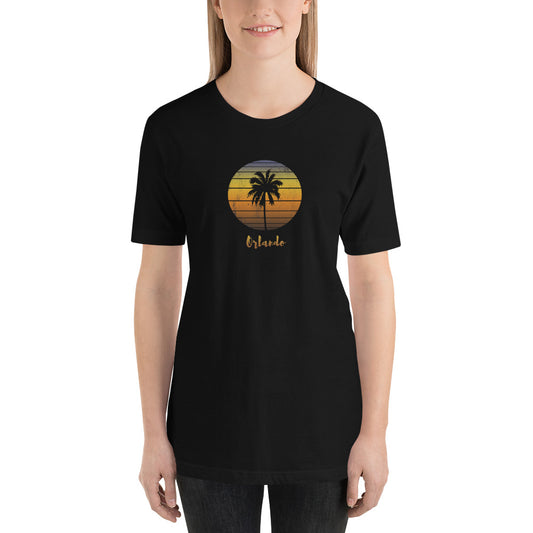 Vintage Orlando Florida Unisex T-Shirt  Vacation Souvenir Family Palm Tree