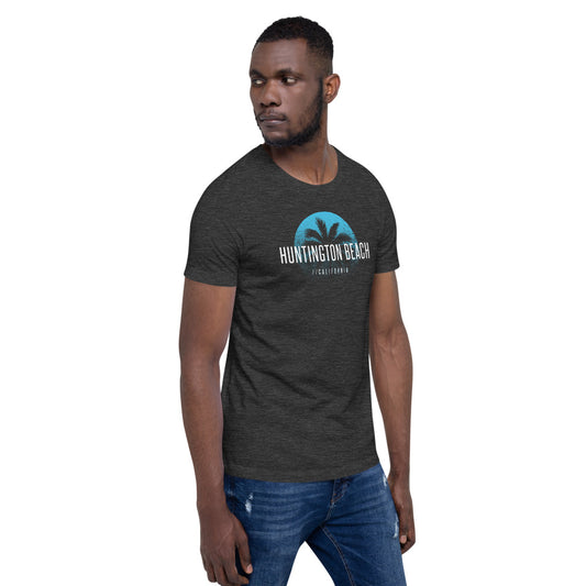 Huntington Beach California Graphic Print Unisex T-Shirt