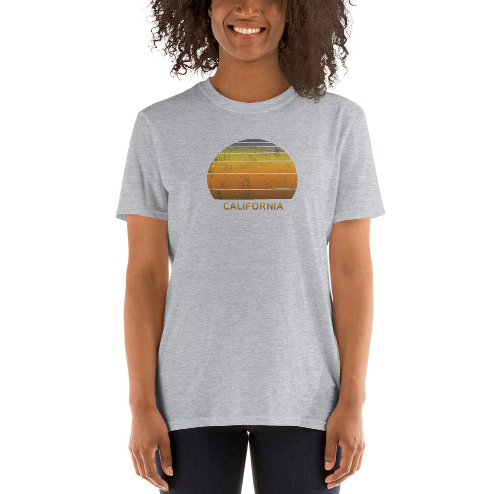 Retro California Beach Sunset Unisex T-Shirt