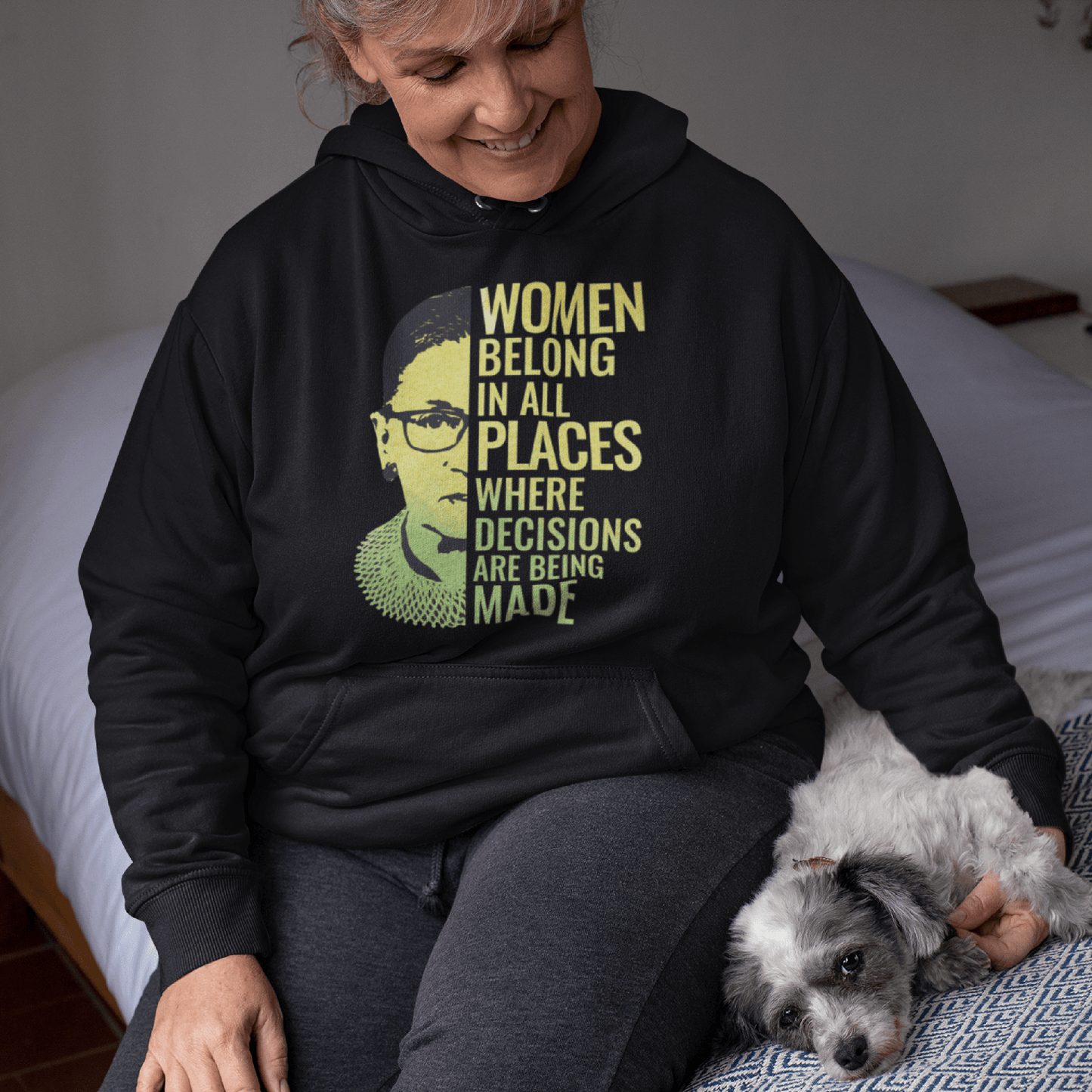 -Ruth Bader Ginsburg Notorious RBG Quote Unisex Hoodie Top Sweatshirt