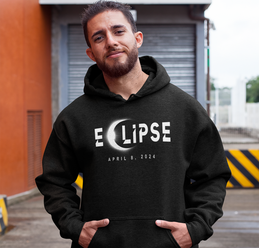 2024 Solar Eclipse Souvenir Memento April 8 Unisex Hoodie Top Sweatshirt