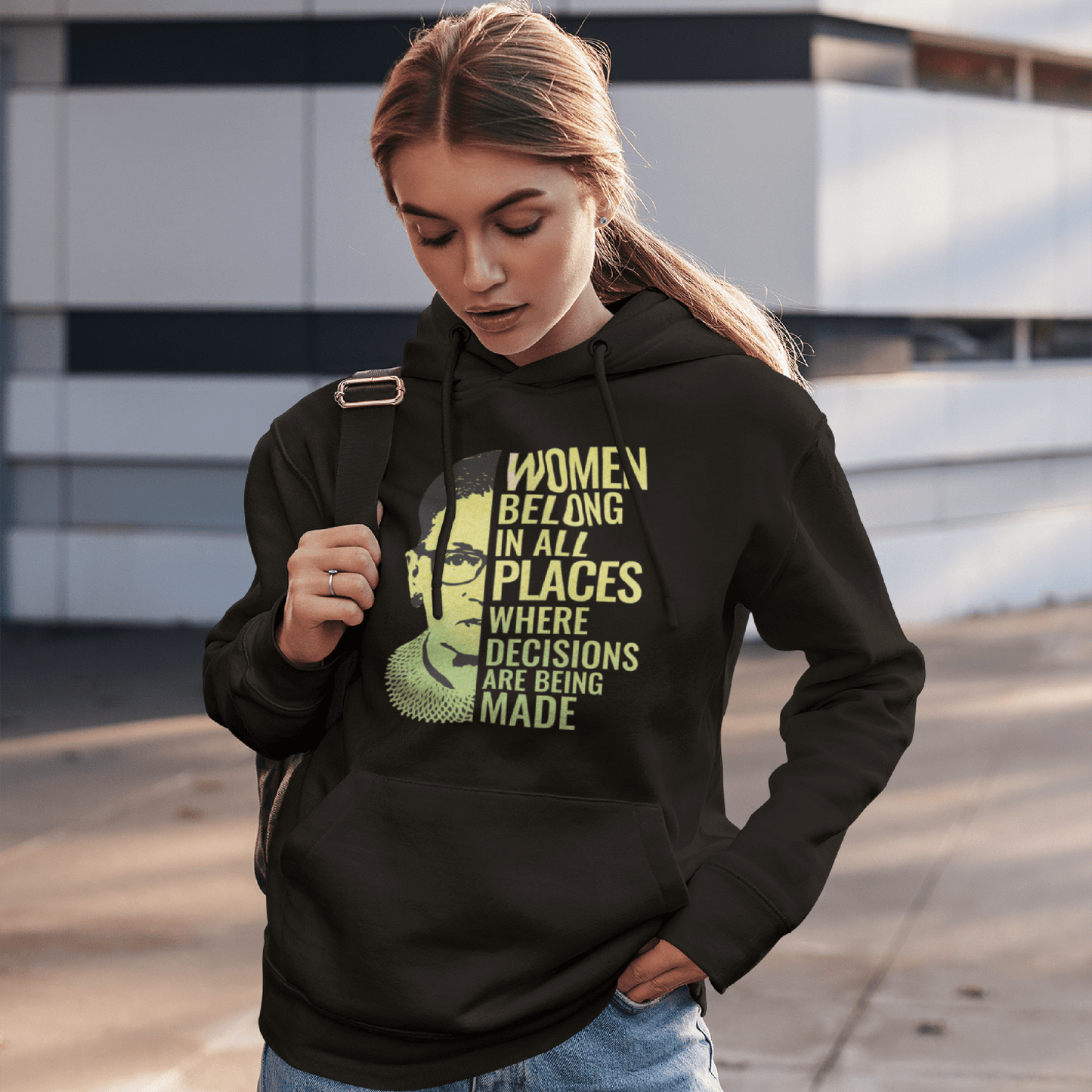 -Ruth Bader Ginsburg Notorious RBG Quote Unisex Hoodie Top Sweatshirt