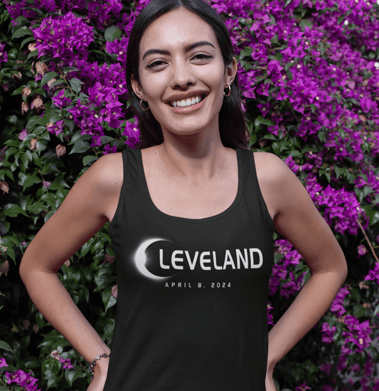 Cleveland Ohio Eclipse Souvenir April 8th 2024 Unisex Tank Top