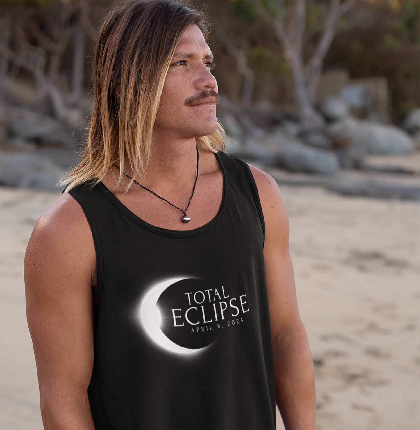 Total Eclipse April 8 2024 Memento Souvenir Unisex Tank Top