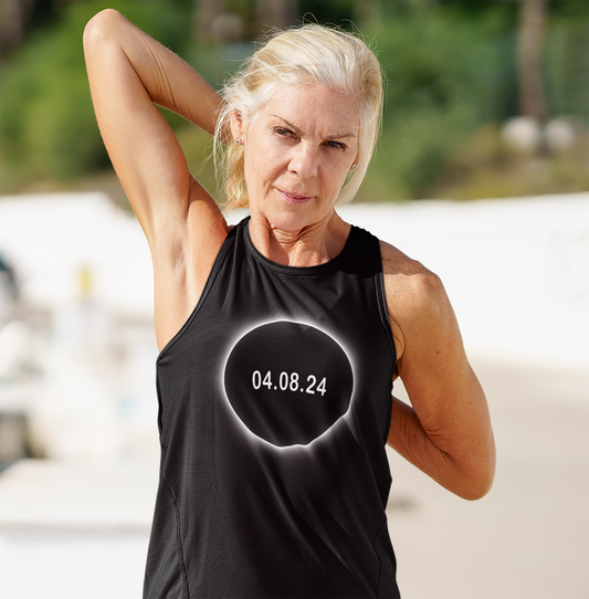 2024 Solar Eclipse Souvenir Memento April 8 Unisex Tank Top