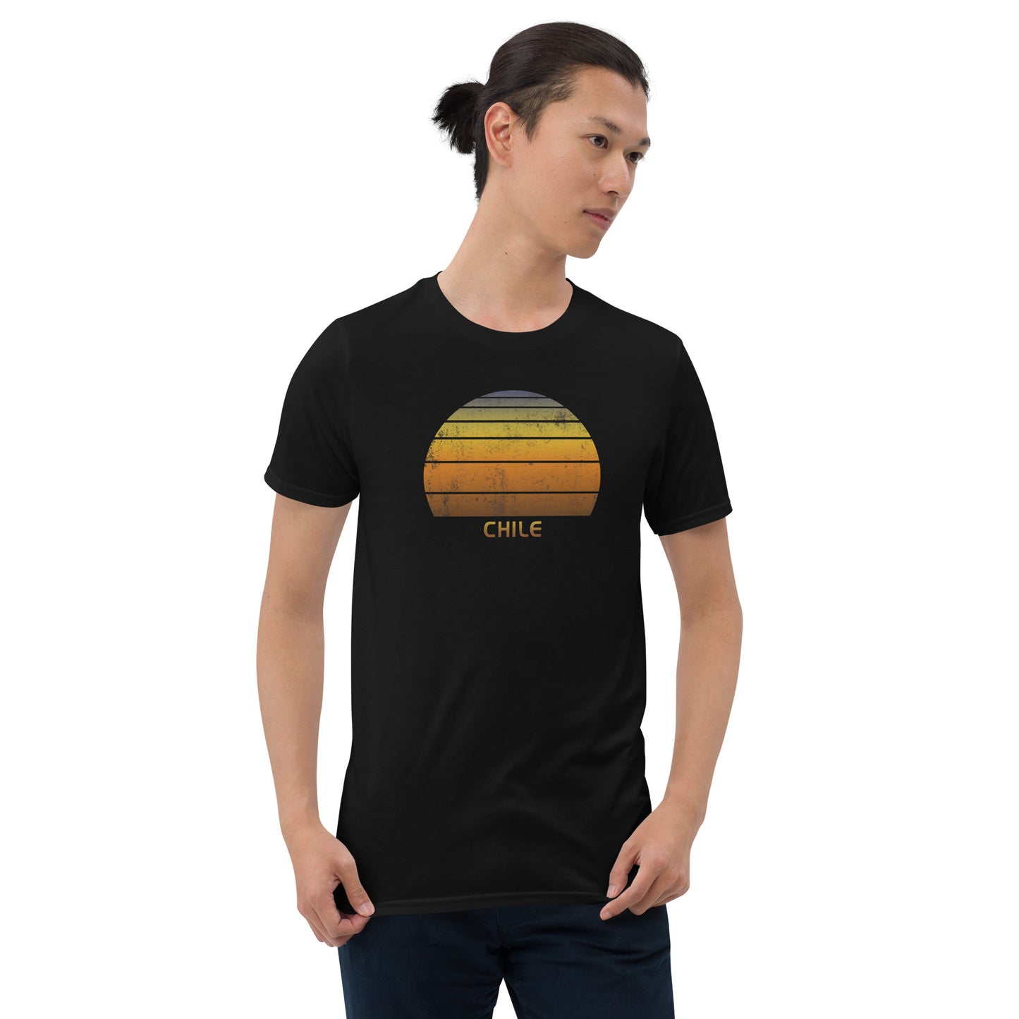 Retro Chile Sunset  Vacation Souvenir   Vintage Sunrise Unisex T-Shirt