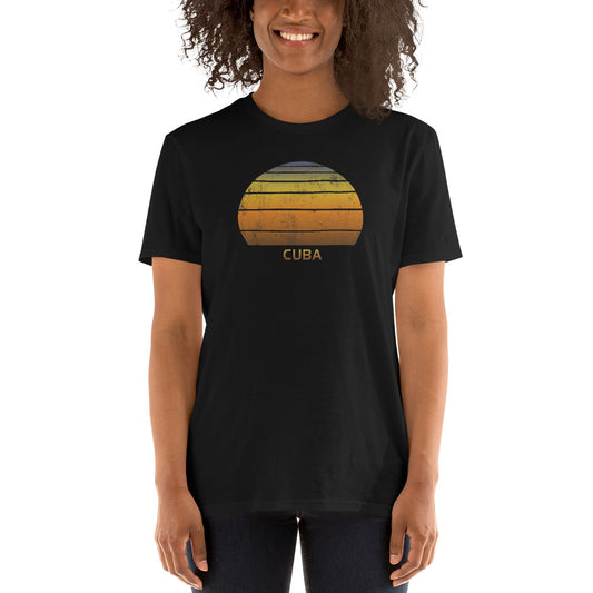 Retro Cuba Unisex T-Shirt Sunset