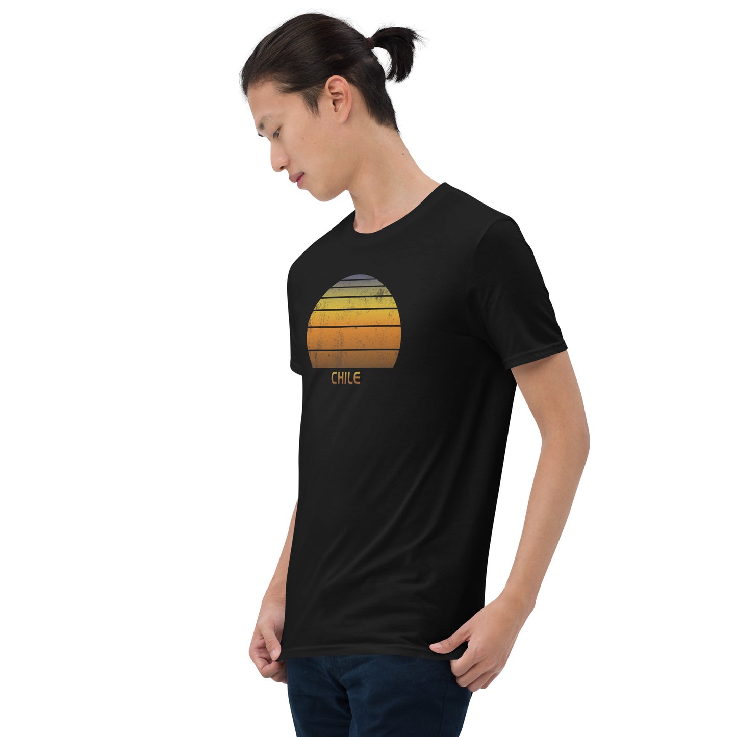 Retro Chile Sunset  Vacation Souvenir   Vintage Sunrise Unisex T-Shirt