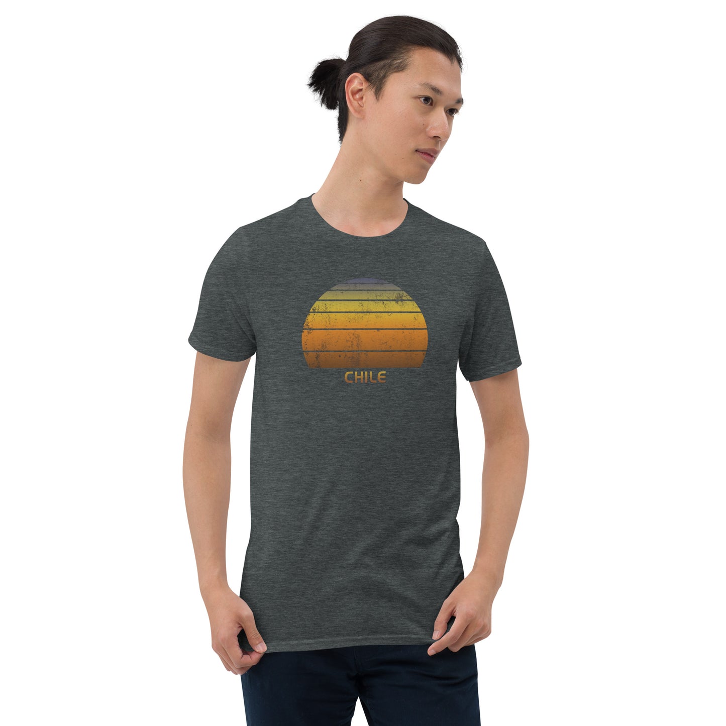 Retro Chile Sunset  Vacation Souvenir   Vintage Sunrise Unisex T-Shirt