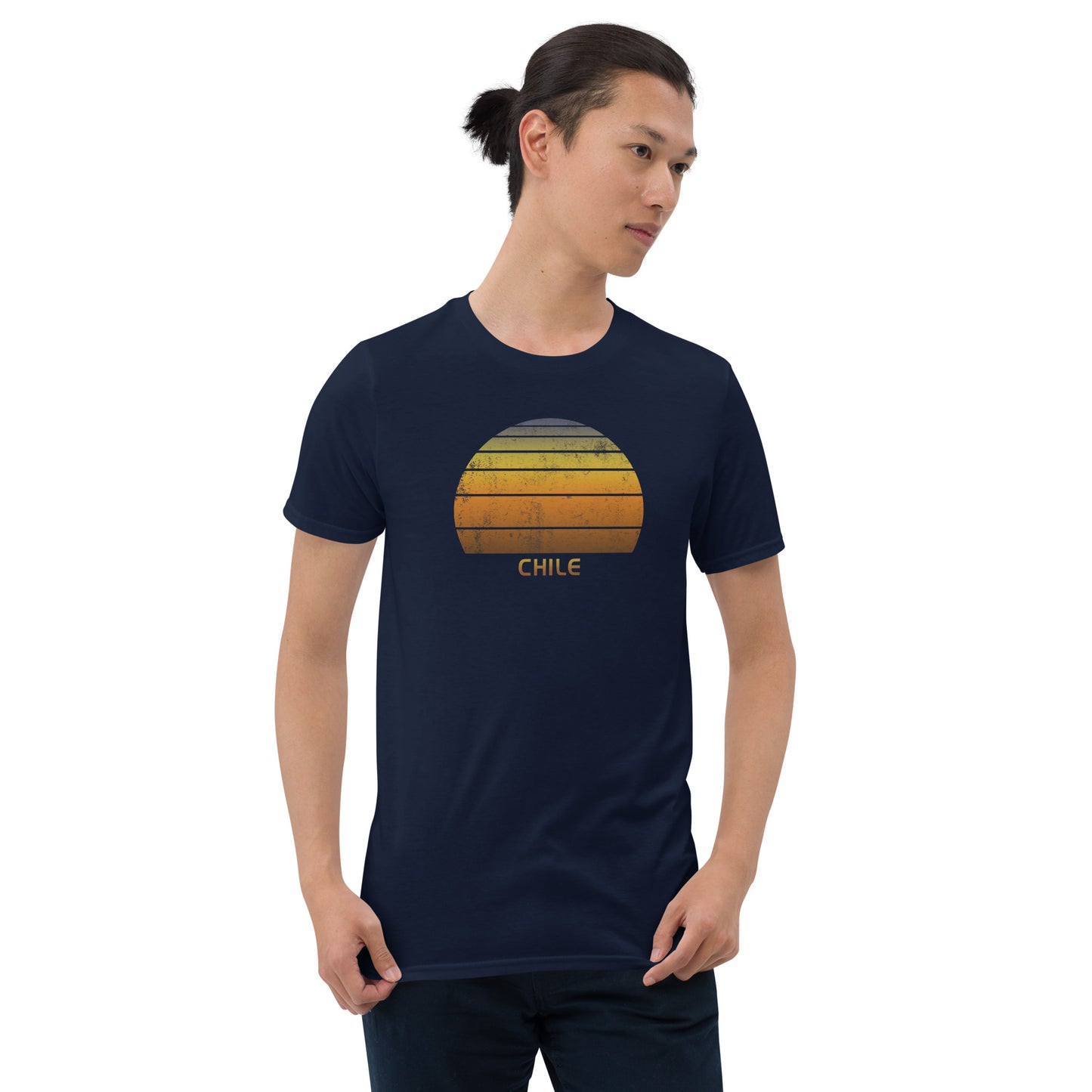 Retro Chile Sunset  Vacation Souvenir   Vintage Sunrise Unisex T-Shirt