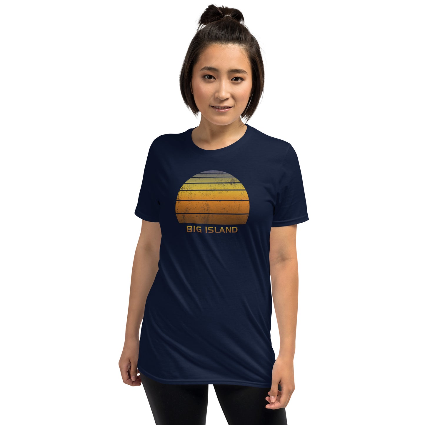 Retro Big Island Hawaii Sunset Beach Vacation Souvenir Unisex T-Shirt