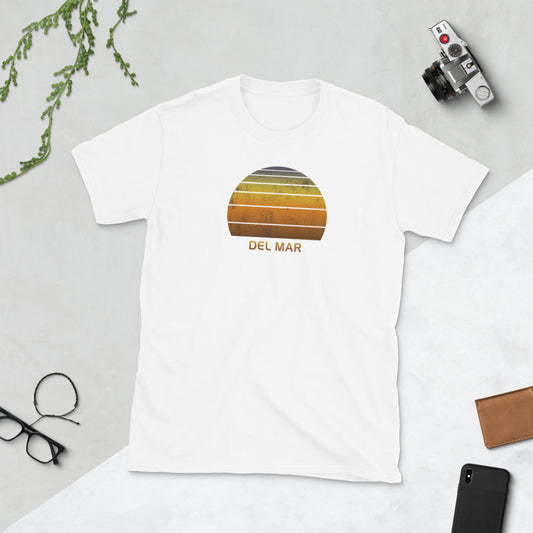 Retro Del Mar California Beach Sunset Unisex T-Shirt