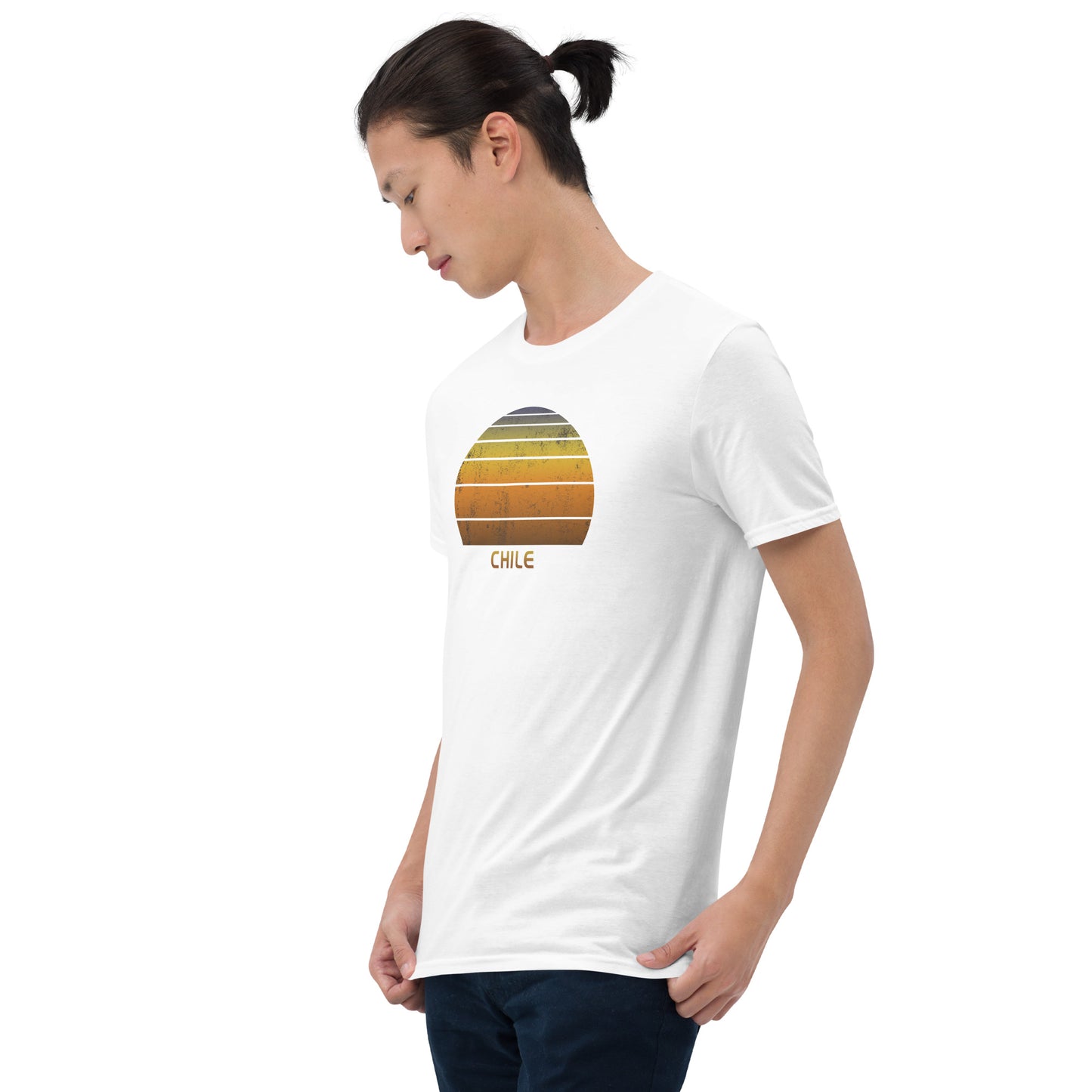 Retro Chile Sunset  Vacation Souvenir   Vintage Sunrise Unisex T-Shirt