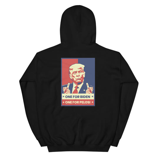 Anti Pelosi Joe Biden MAGA Pro Trump 2024 Supporter Republican Funny Political Unisex Hoodie Top Sweatshirt