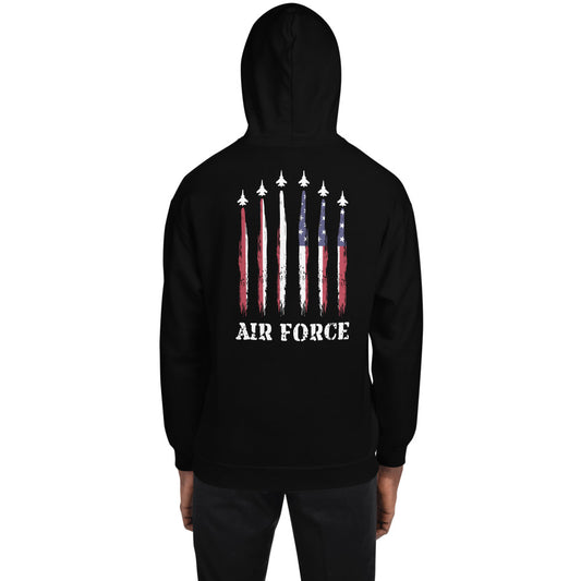 U.S. Air Force Military Service Active Retired Veteran Appreciation Unisex Hoodie Top Sweatshirt