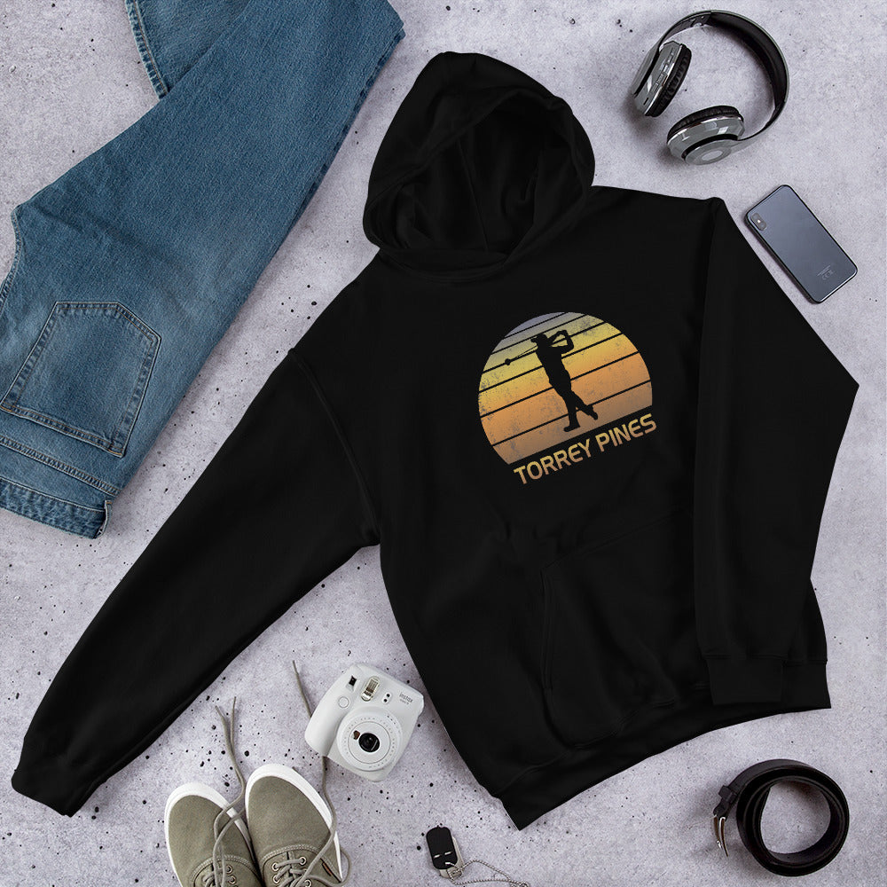 Torrey Pines California Golf Fan Golfer Unisex Hoodie Top Sweatshirt