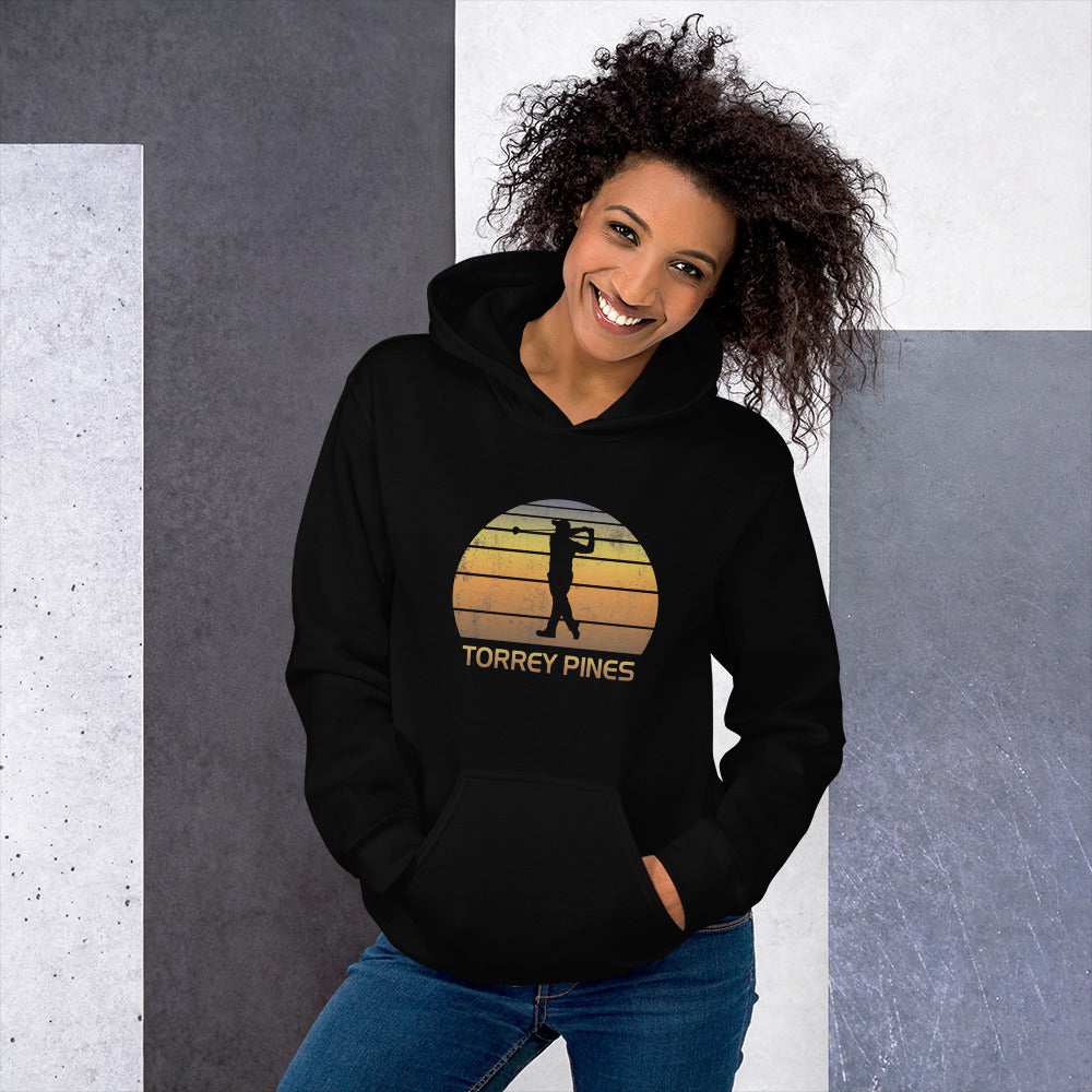 Torrey Pines California Golf Fan Golfer Unisex Hoodie Top Sweatshirt