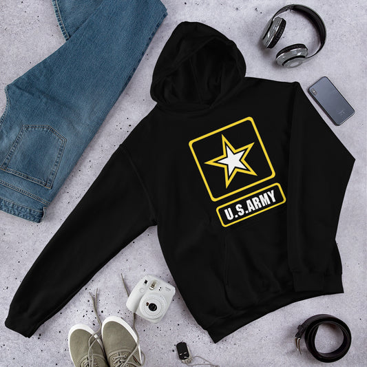 U.S. Army Military Service Active Retired Veteran Appreciation Unisex Hoodie Top Sweatshirt