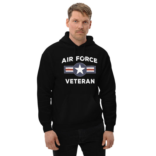 U.S. Air Force Military Service Active Retired Veteran Appreciation Unisex Hoodie Top Sweatshirt