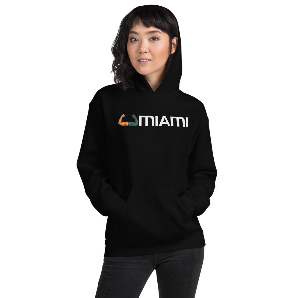 Miami 305 Area Code Native College Football Fan Unisex Hoodie Top Sweatshirt