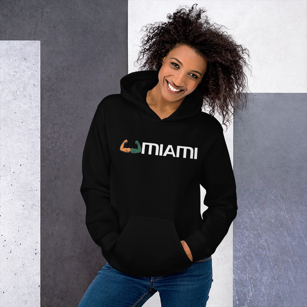 Miami 305 Area Code Native College Football Fan Unisex Hoodie Top Sweatshirt