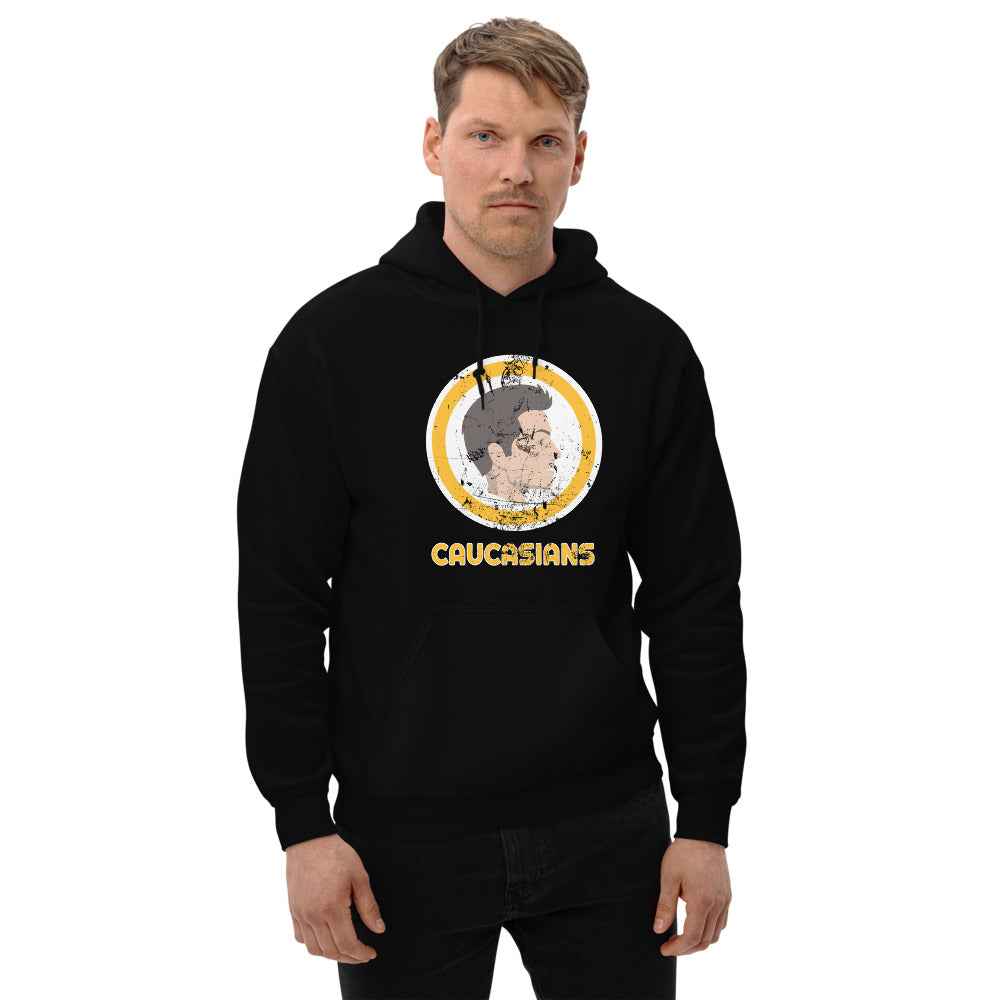 Washington Caucasians Funny Pro Football Parody Unisex Hoodie Top Sweatshirt