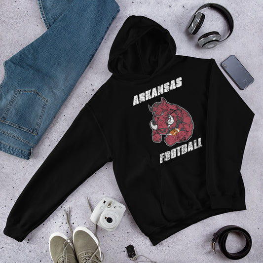 State Of Arkansas Native Football Fan Unisex Hoodie Top Sweatshirt