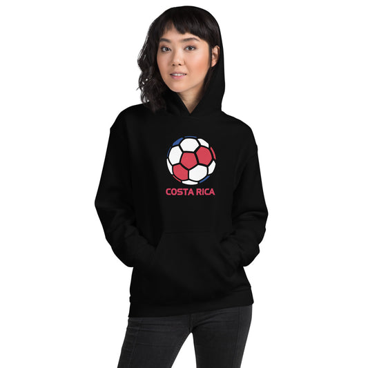 Costa Rica National Soccer Team Football Country Flag Pride Unisex Hoodie Top Sweatshirt