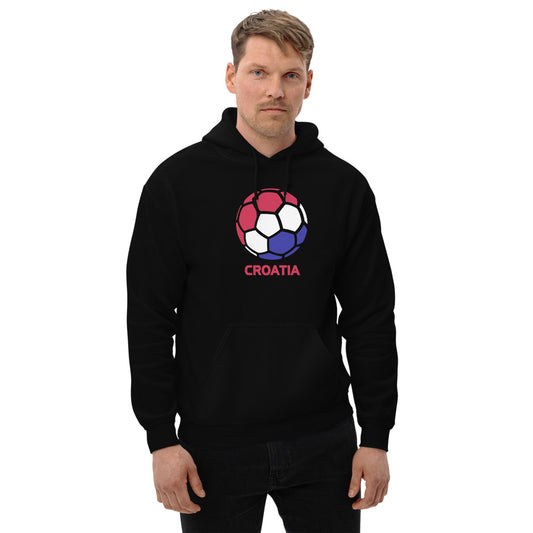 Croatia National Soccer Team Football Country Flag Pride Unisex Hoodie Top Sweatshirt