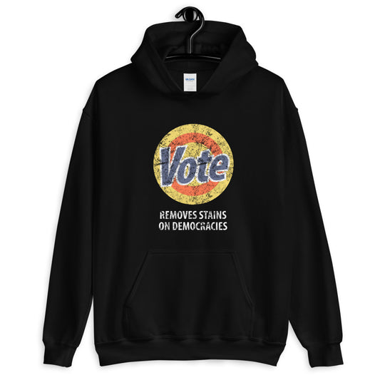 Vote Parody Political Democrats Funny Anti Trump Joke Unisex Hoodie Top Sweatshirt