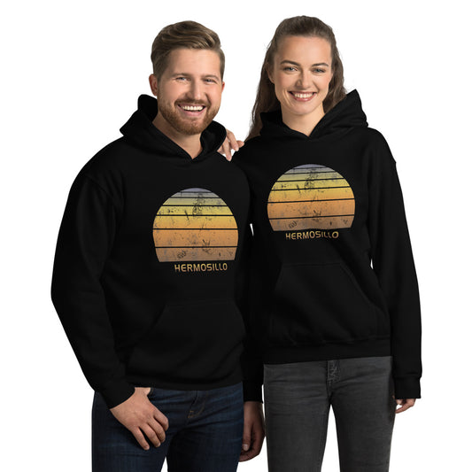 Retro Hermosillo Mexico Unisex Hoodie Top Sweatshirt