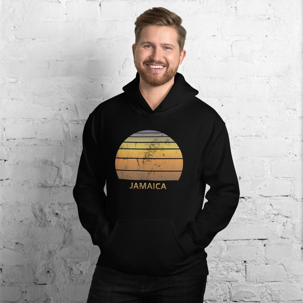 Retro Jamaica  Beach Vacation Souvenir Unisex Hoodie Top Sweatshirt