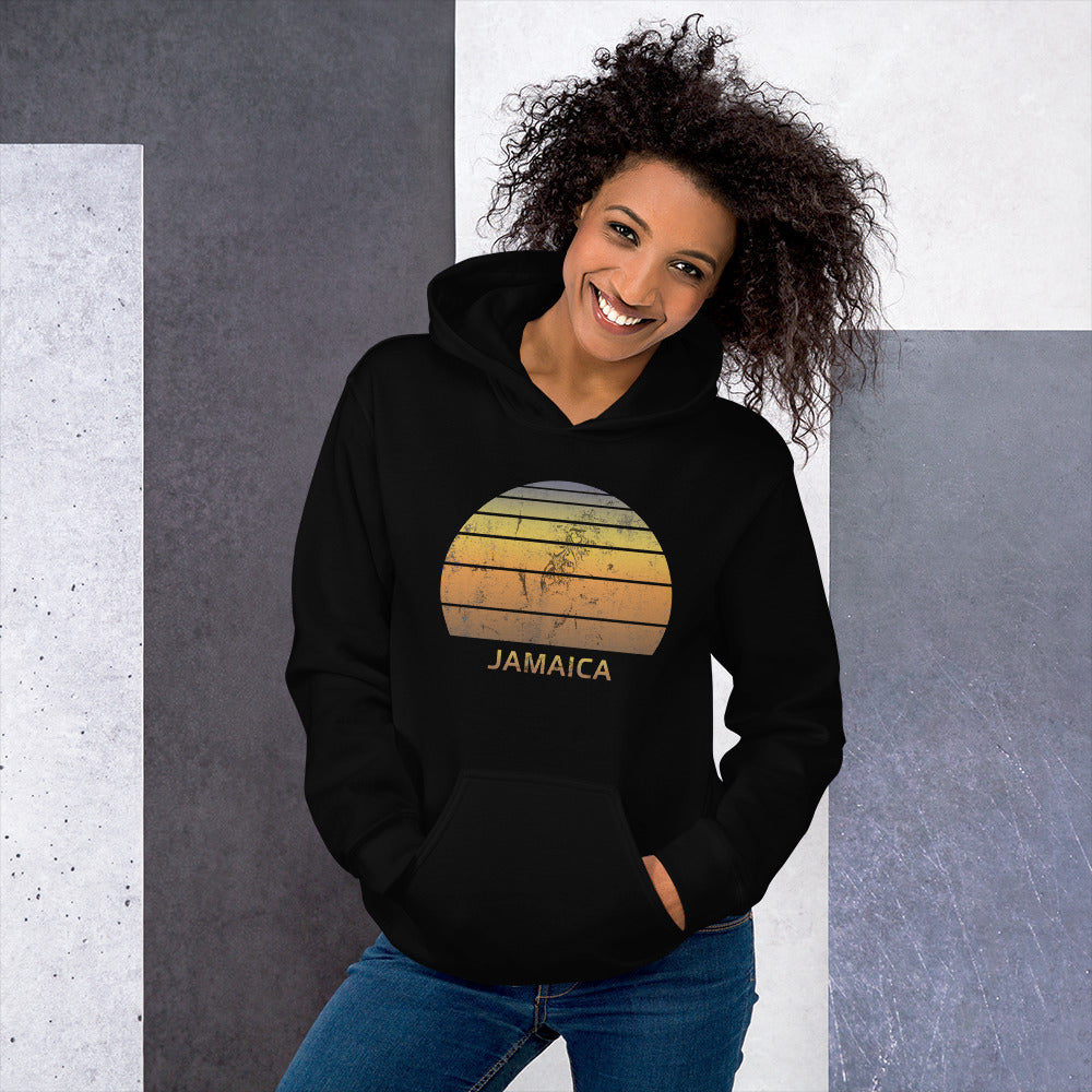 Retro Jamaica  Beach Vacation Souvenir Unisex Hoodie Top Sweatshirt