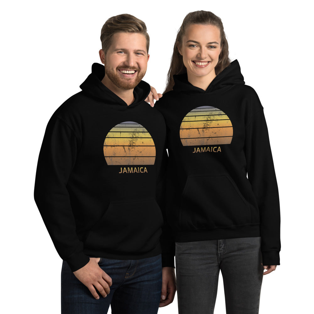 Retro Jamaica  Beach Vacation Souvenir Unisex Hoodie Top Sweatshirt