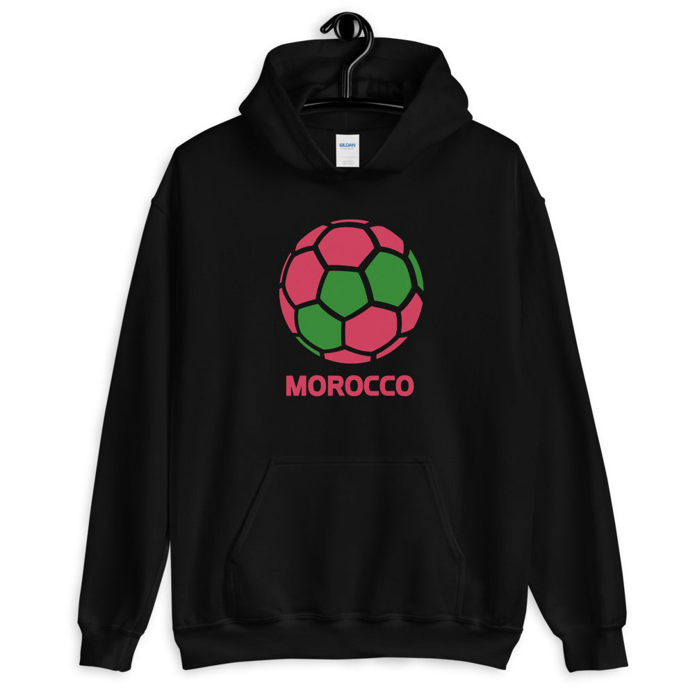 Morocco National Soccer Team Football Country Flag Pride Unisex Hoodie Top Sweatshirt