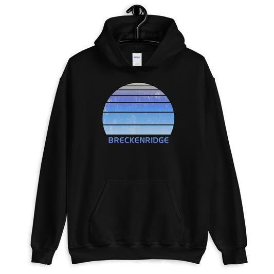 Retro Breckenridge Colorado Ski Skiing Fan Unisex Hoodie Top Sweatshirt