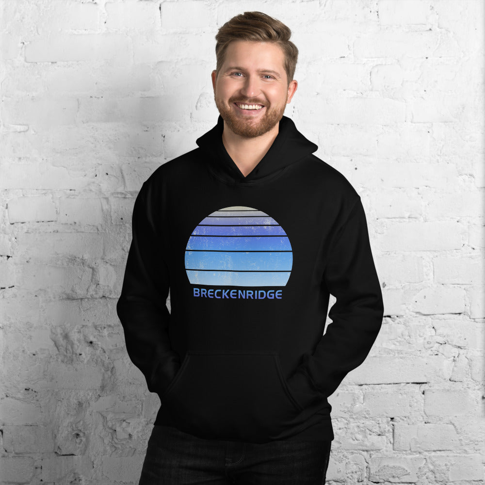 Retro Breckenridge Colorado Ski Skiing Fan Unisex Hoodie Top Sweatshirt