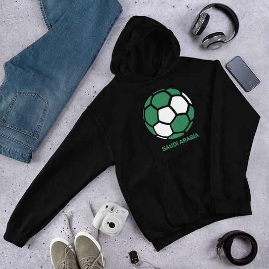 Saudi Arabia National Soccer Team Football Country Flag Pride Unisex Hoodie Top Sweatshirt