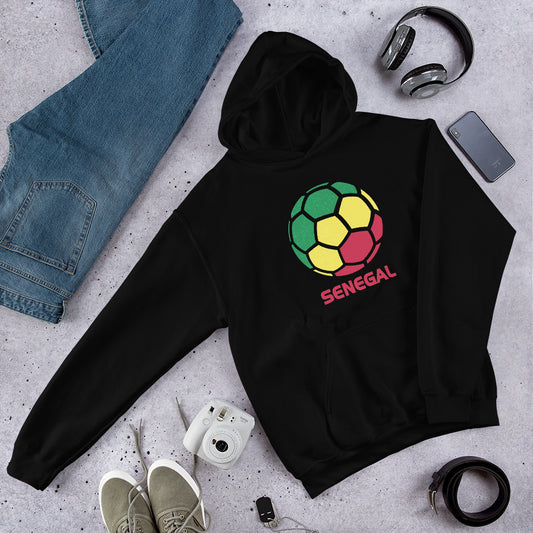 Senegal National Soccer Team Football Country Flag Pride Unisex Hoodie Top Sweatshirt