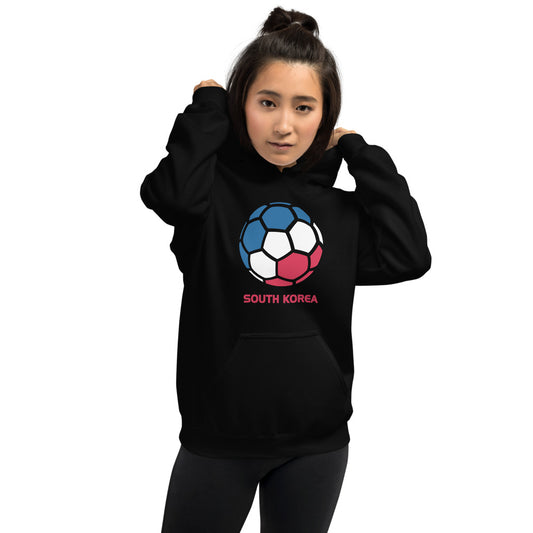 South Korea National Soccer Team Football Country Flag Pride Unisex Hoodie Top Sweatshirt