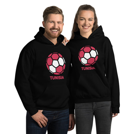 Tunisia National Soccer Team Football Country Flag Pride Unisex Hoodie Top Sweatshirt