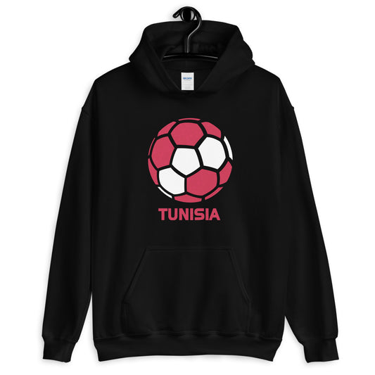 Tunisia National Soccer Team Football Country Flag Pride Unisex Hoodie Top Sweatshirt