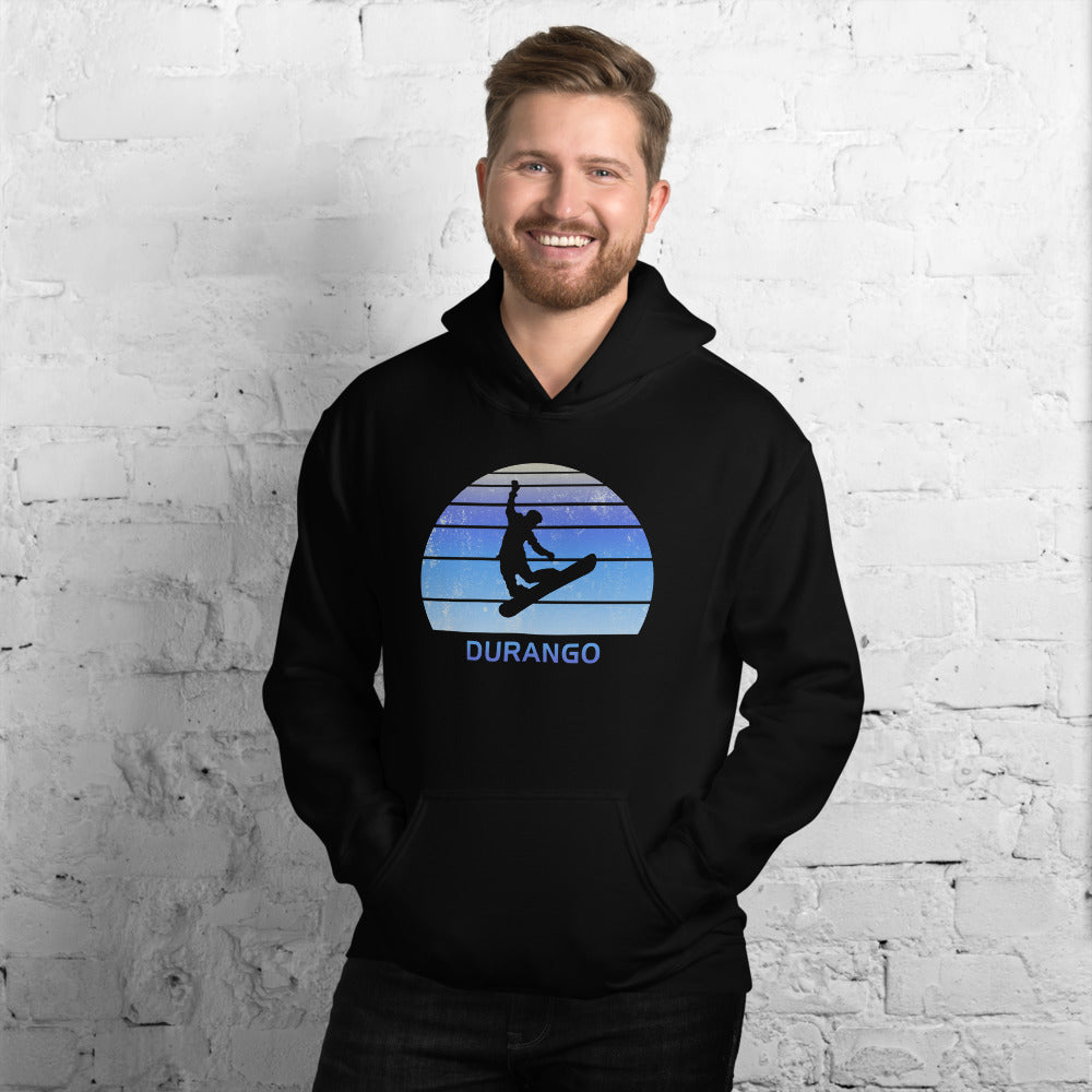Retro Durango Colorado Snowboarding Fan Unisex Hoodie Top Sweatshirt